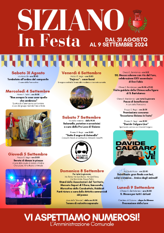 locandina festa del paese
