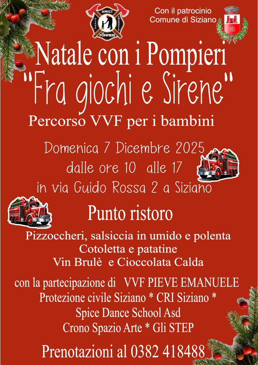 Natale con i Pompieri